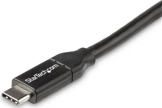 Kabllo USB StarTech USB2C5C50CM, USB C në USB C, 0.5 m, 100 W, e zezë