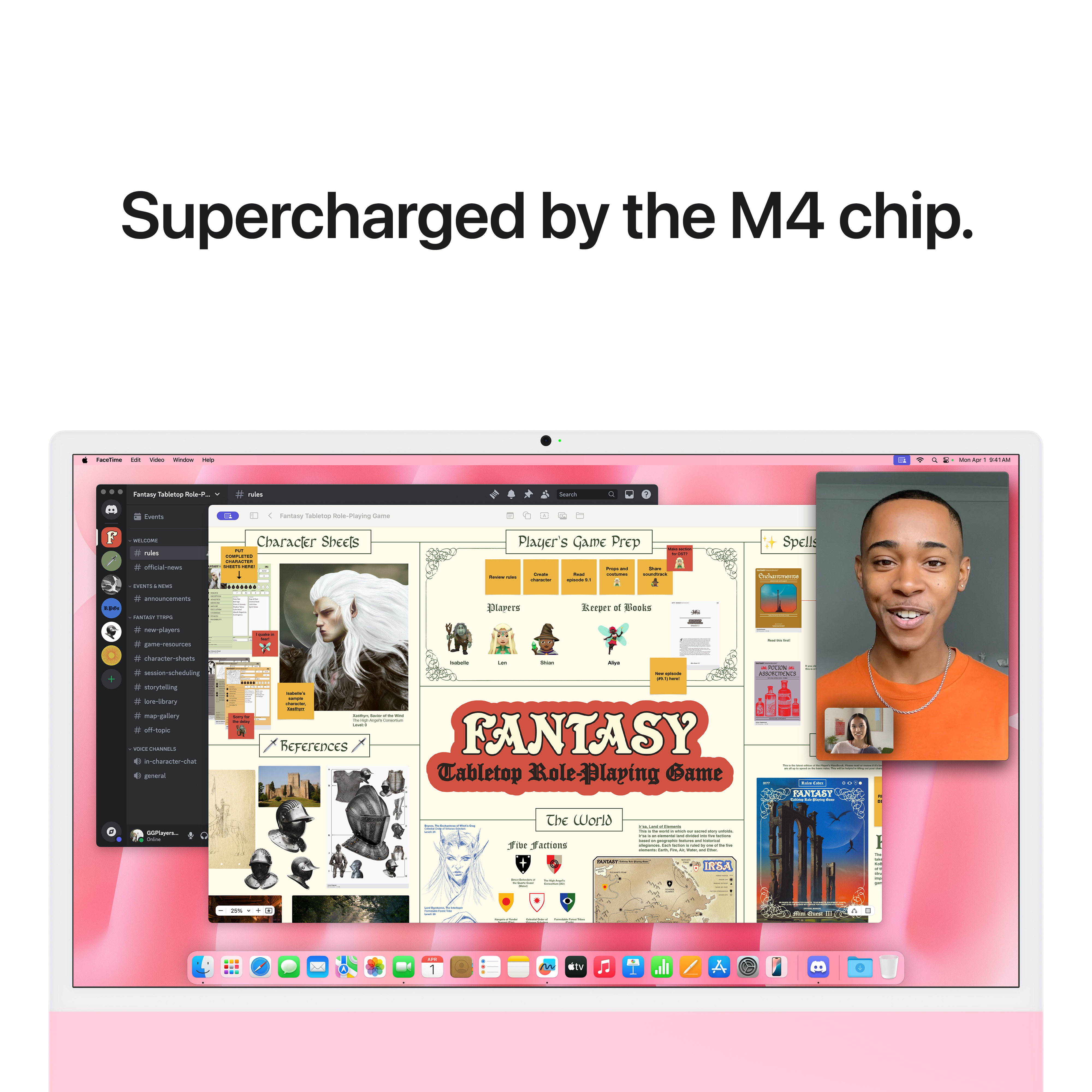 Apple iMac 24", M4 10‑core, 16GB, 256GB SSD, 10‑core GPU, Pink