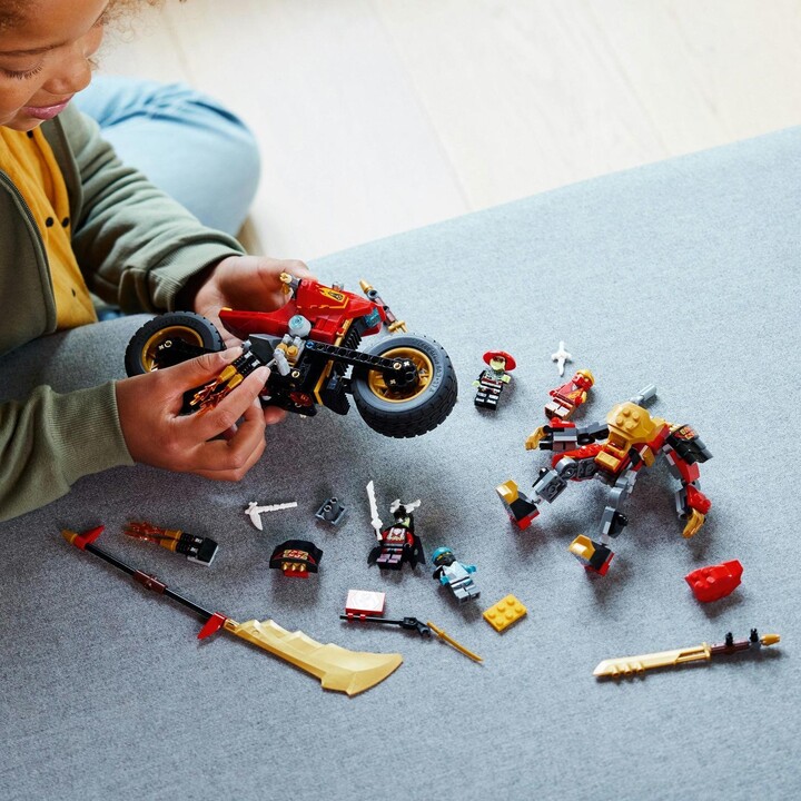 Set LEGO® NINJAGO® 71783 Kai's Robobike EVO, 312 pjesë