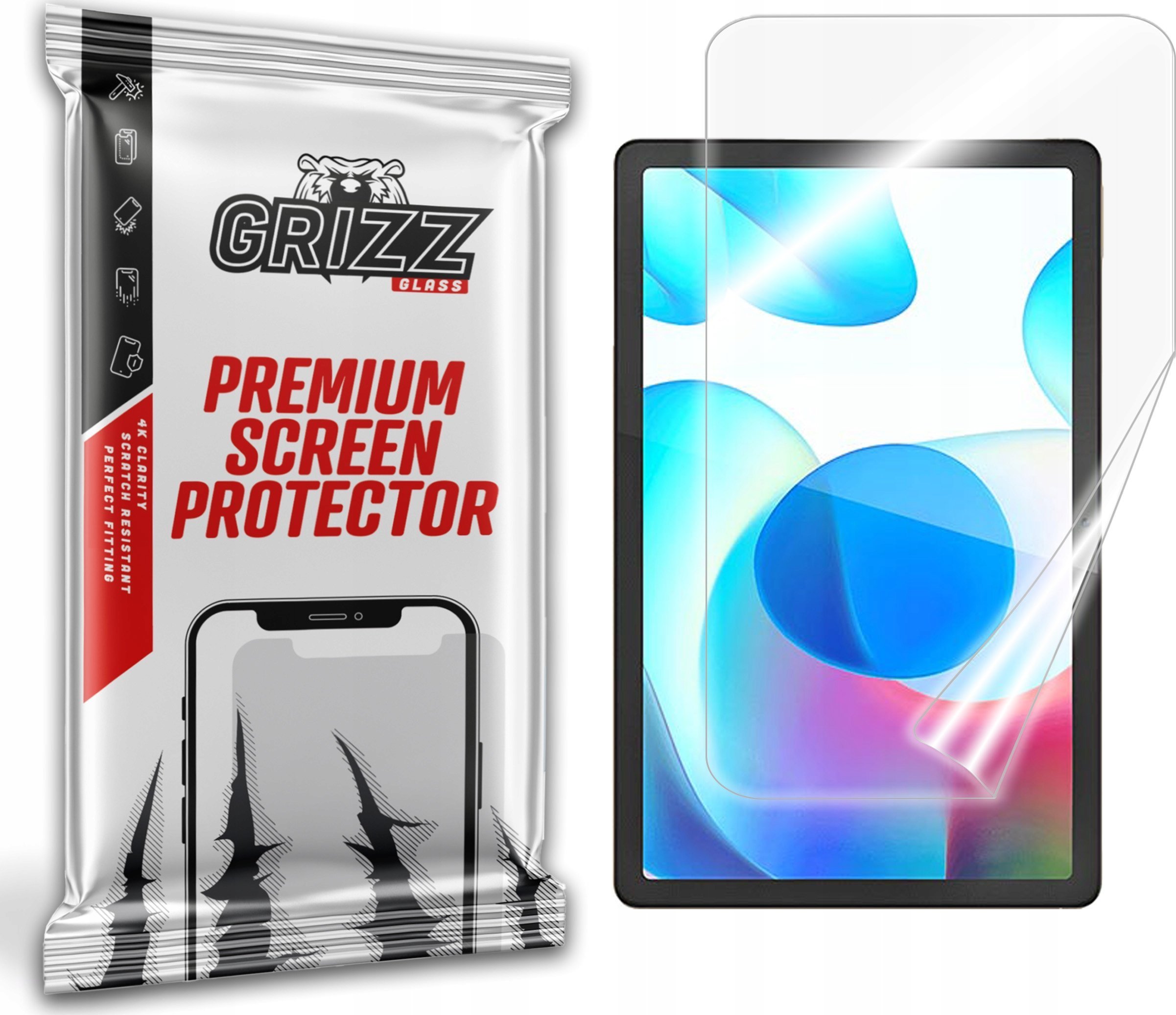 Fletë mbrojtëse ekran CERAMIC GrizzProtector për realme Pad 10.4 WiFi, transparente