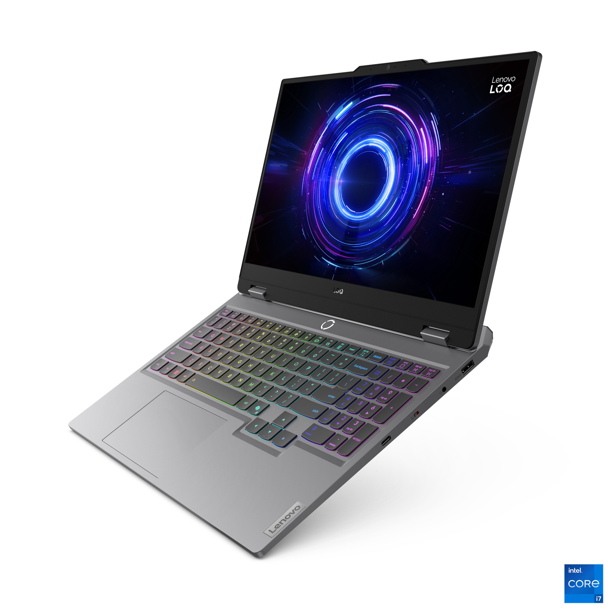 Laptop Lenovo LOQ 15IRX10, Intel Core i7, 15.6" FHD 144Hz, RTX 5070 8GB, 32GB RAM, 1TB SSD, gri Luna