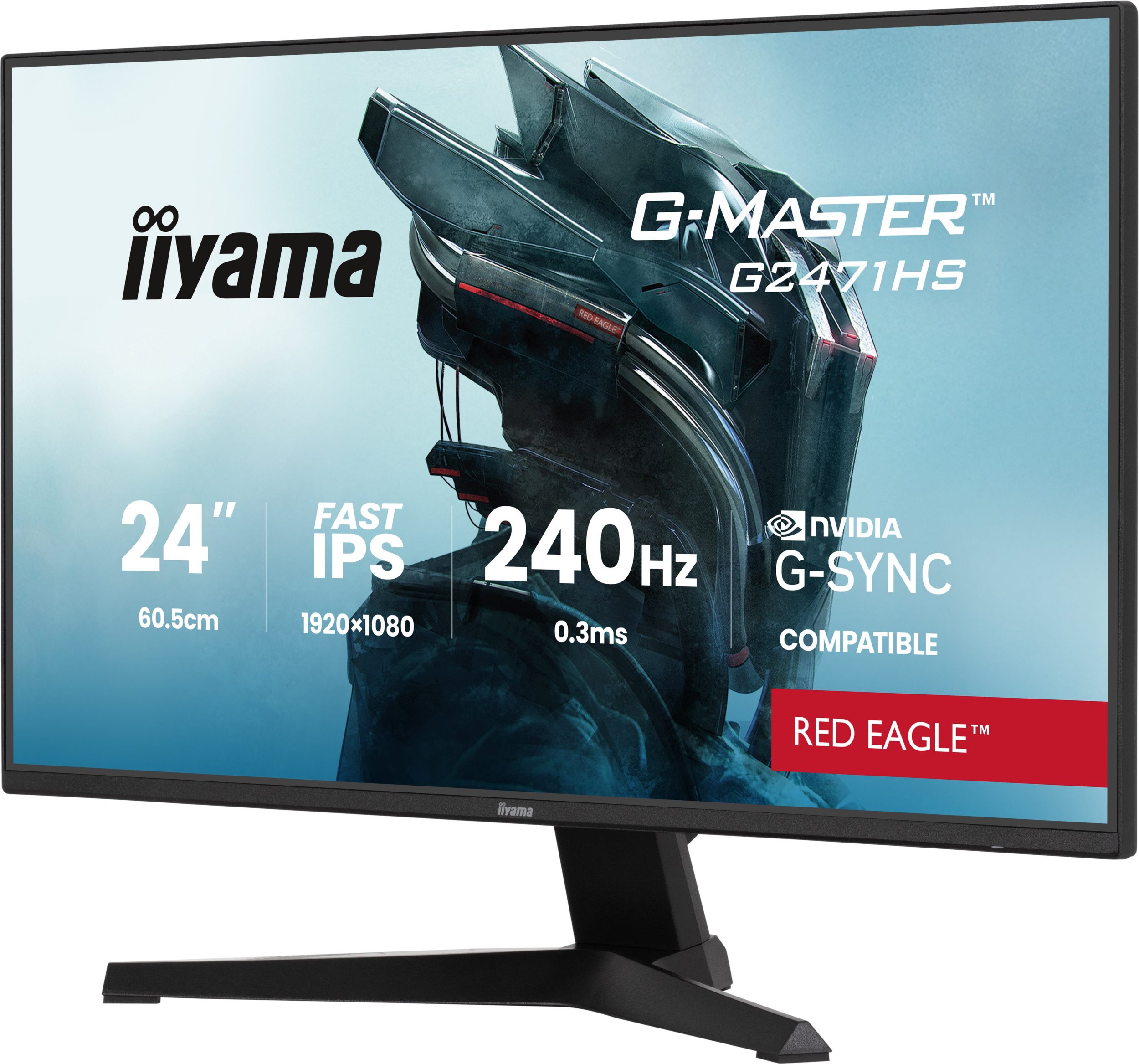 Monitor gaming Iiyama G-Master G2471HS-B1, 24", Full HD, 240Hz, i zi