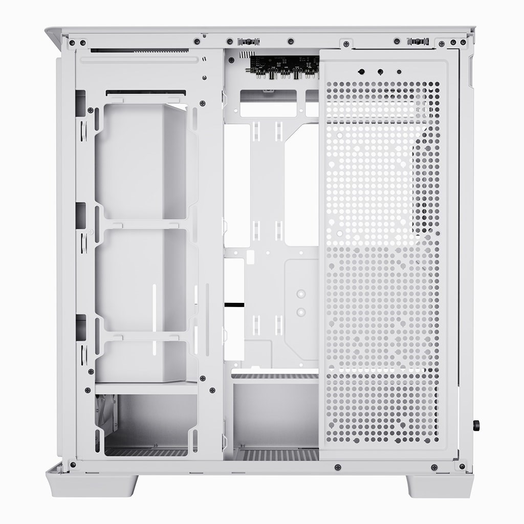 Kuti kompjuteri Apnx C1 ARGB, midi tower ATX, panel xhami i errësuar, e bardhë