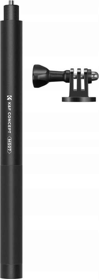 Monopod Kf Kf09.132, tripod selfie 153cm, për GoPro DJI Insta360, i zi