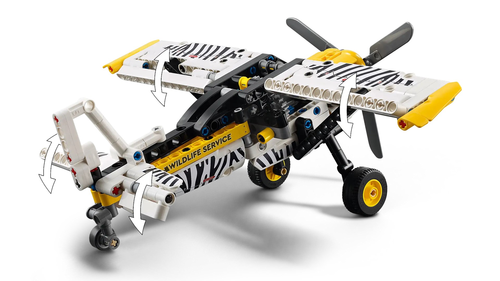 Lodër ndërtimi LEGO Technic 42198 Plane for Hard to Reach Areas, aeroplan, shumëngjyrësh
