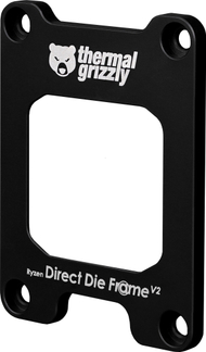 Kornizë direkte për CPU Thermal Grizzly Ryzen 7000 V2 TG-DDF-R7000-V2, për AMD Ryzen 7000, metalike, e zezë