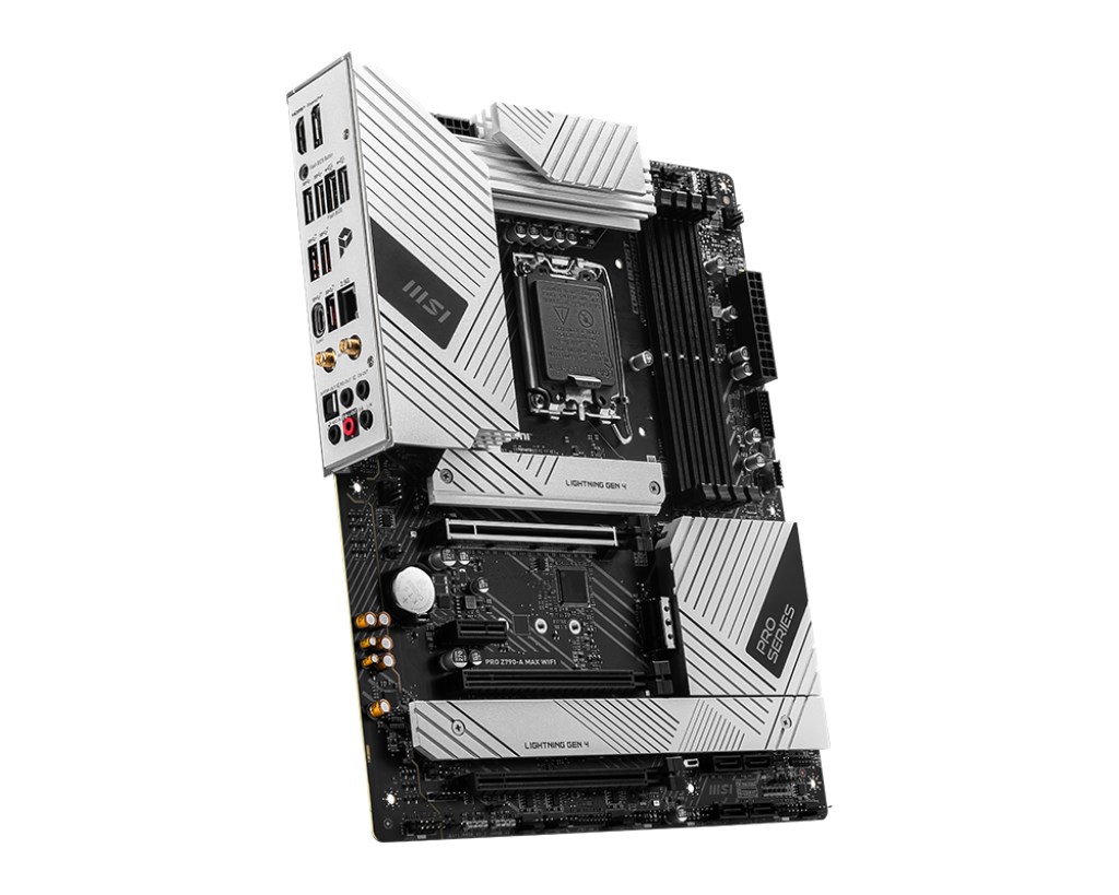 Pllakë amë MSI PRO Z790-A MAX WIFI, LGA 1700, DDR5, i argjendtë