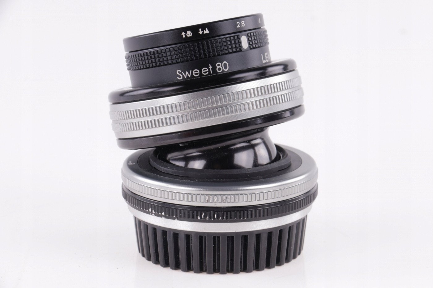 Objektiv Lensbaby Composer Pro II Sweet 80, 80mm f/2.8, për Canon EF, i zi
