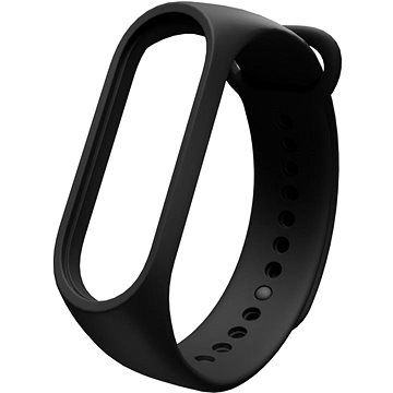 Rrip dore Eternico Essential për Xiaomi Mi Band 5 6 7, TPU, i zi