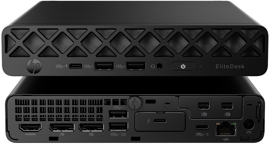Kompjuter desktop HP EliteDesk 8 Mini G1a, AMD Ryzen 5, 16GB RAM, 512GB SSD, i zi