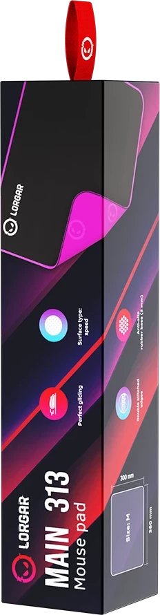 Mousepad Prestigio Main 313, 360x300mm, 3mm, i zi