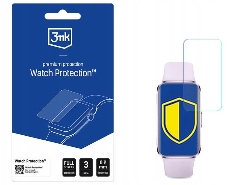 Mbrojtës ekrani 3mk Watch Arc Film për Huawei Band 10, transparent