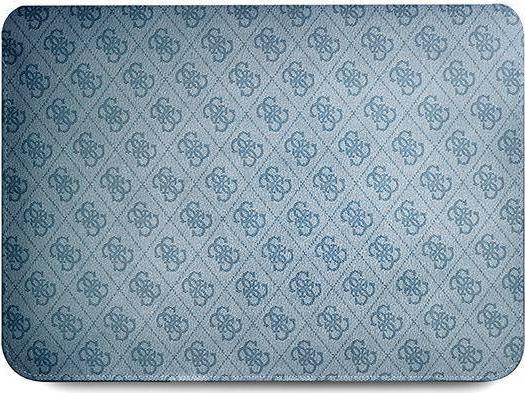 Mbështjellëse laptopi Guess GUCS16P4TB, 16", lëkurë Saffiano, blu