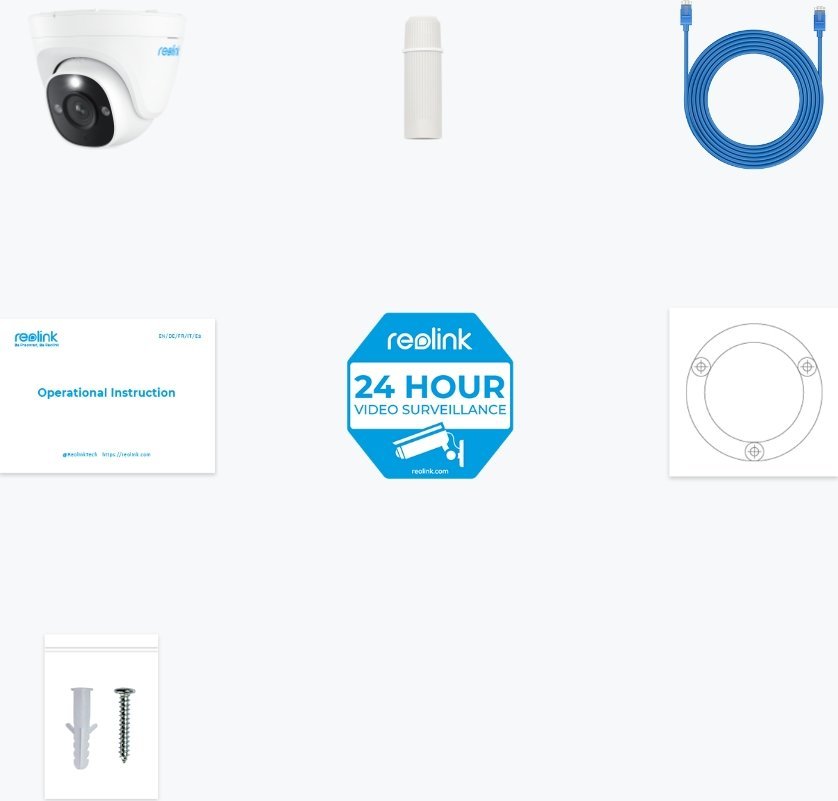 Kamerë sigurie Reolink P334, 8MP 4K, PoE LAN, IP66, e bardhë