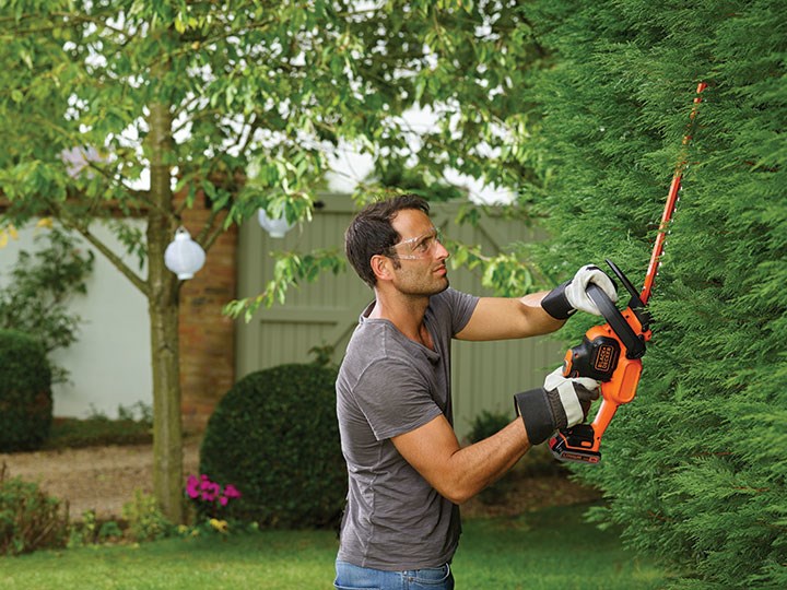 Gërshërë shkurresh Black+Decker GTC18452PC-QW, 45 cm, 18V, portokalli e zezë