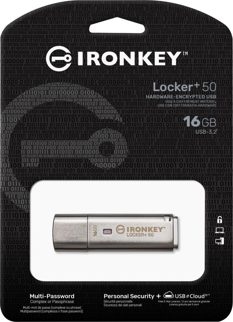 USB Flash Kingston IronKey Locker+ 50