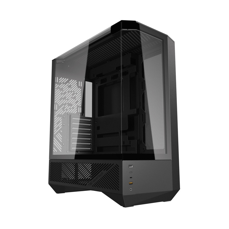 Kornizë kompjuteri Darkflash DY460, ATX, 4 ventilatorë ARGB, e zezë