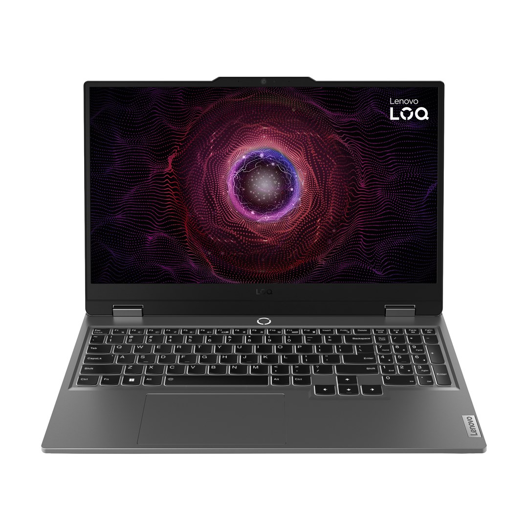 Laptop Lenovo 15.6", AMD Ryzen 7 7435HS, 24GB DDR5-SDRAM, 512GB SSD, NVIDIA GeForce RTX 4060, hiri e errët