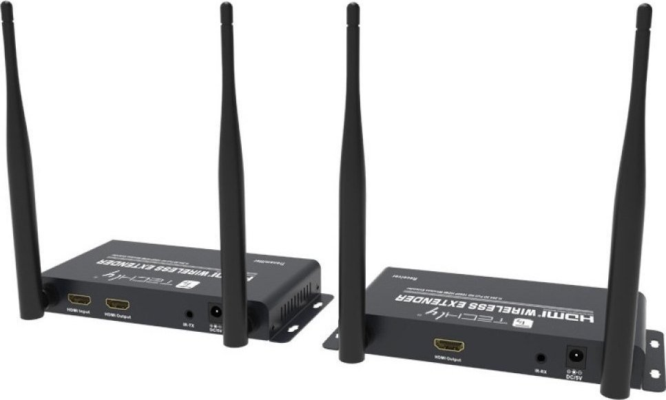 Sistem transmetimi HDMI Techly IDATA HDMI-WL212, Wireless, Full HD 1080p 60Hz, deri 200m
