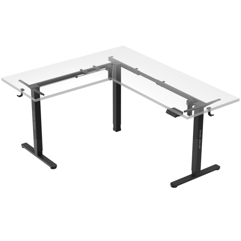 Kornizë tavoline elektrike Xeno 7.6, 120x58cm, deri 80kg, e zezë