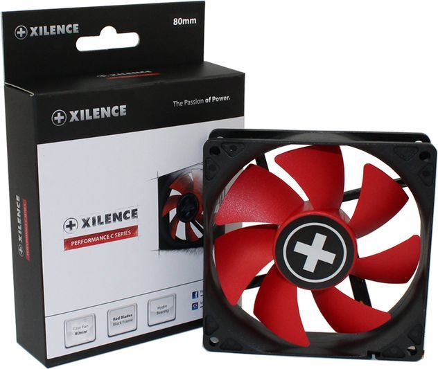 Xilence XF037 Performance C Вентилатор за Куќиште, 80 x 80 x 25 mm