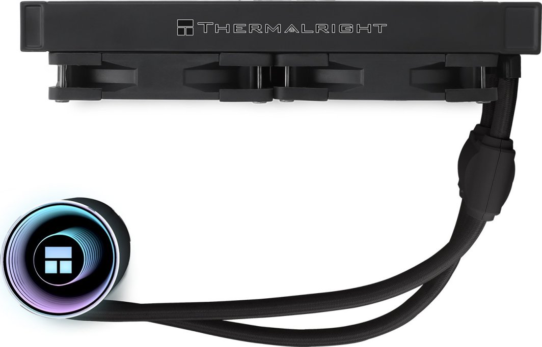 Ftohës me ujë Thermalright Frozen Notte, 240mm, ARGB V2, i zi