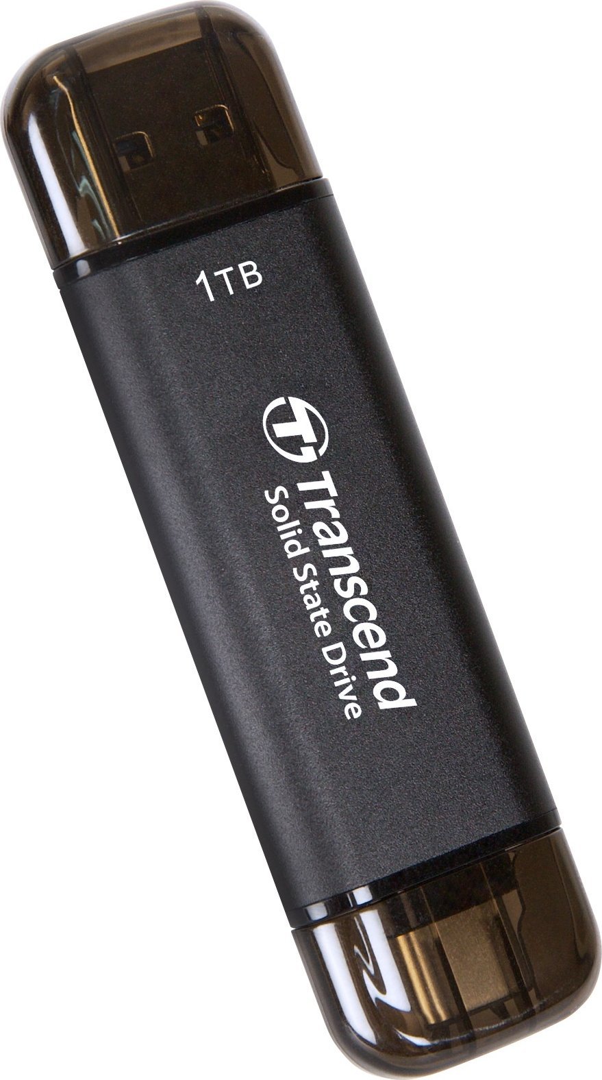 SSD i jashtëm Transcend ESD310C, 1TB, USB Type A dhe C, i zi