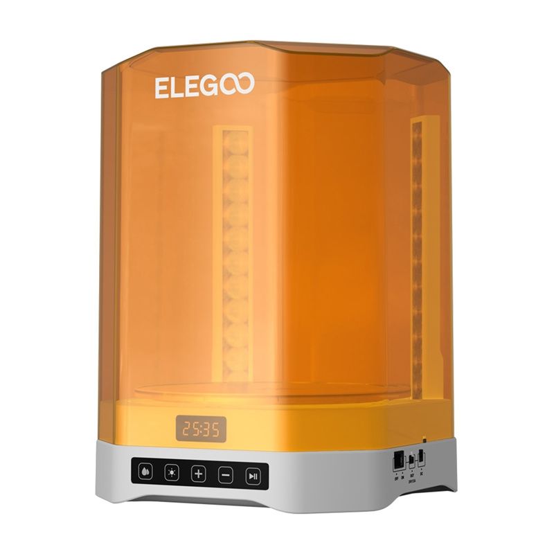Stacion larje dhe shërimi Elegoo Mercury Plus 3.0, 7.5L, për printerë resin deri 10", portokalli