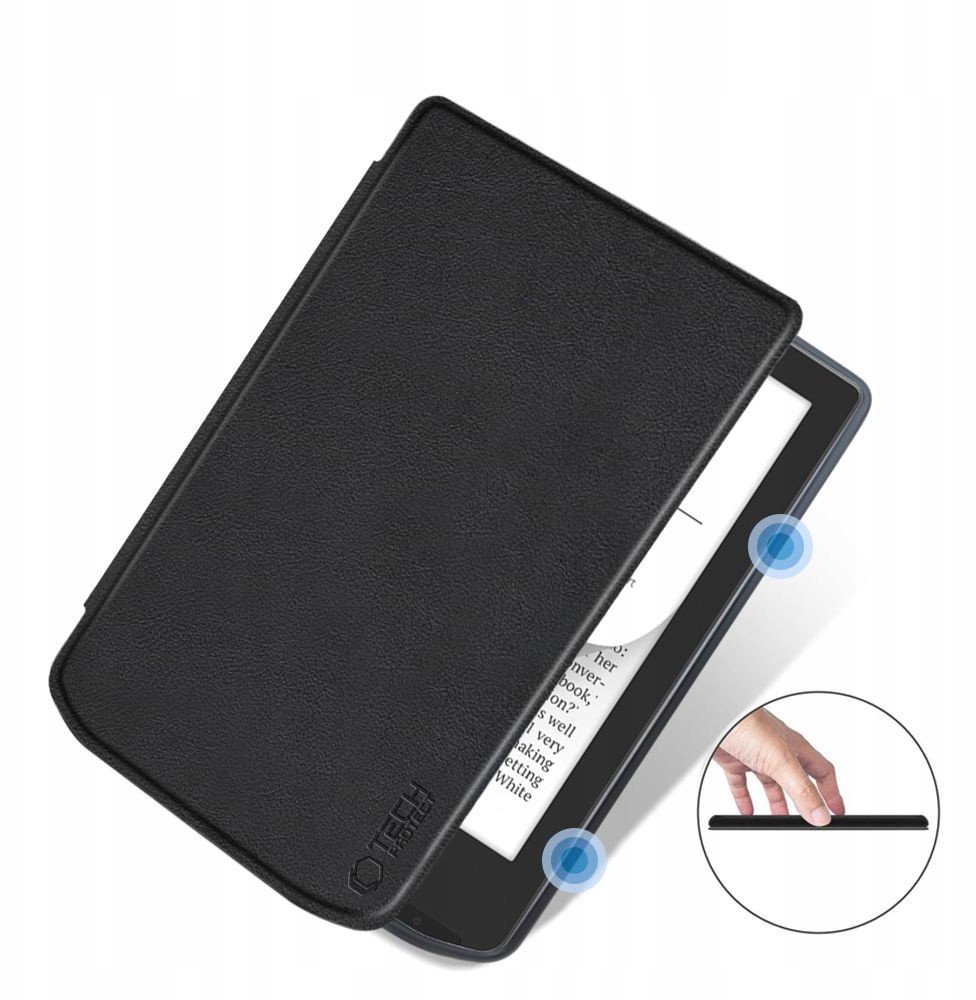 Mbulesë eReader Tech-Protect SmartCase PocketBook Verse Pro Lite, funksion zgjim automatik, e zezë
