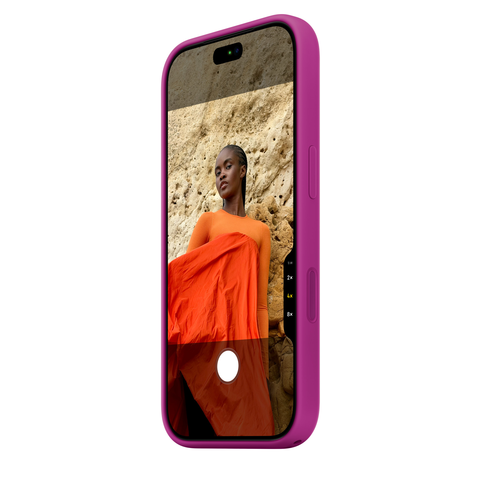 Apple iPhone 18 Pro Silicone Case with MagSafe, Magenta