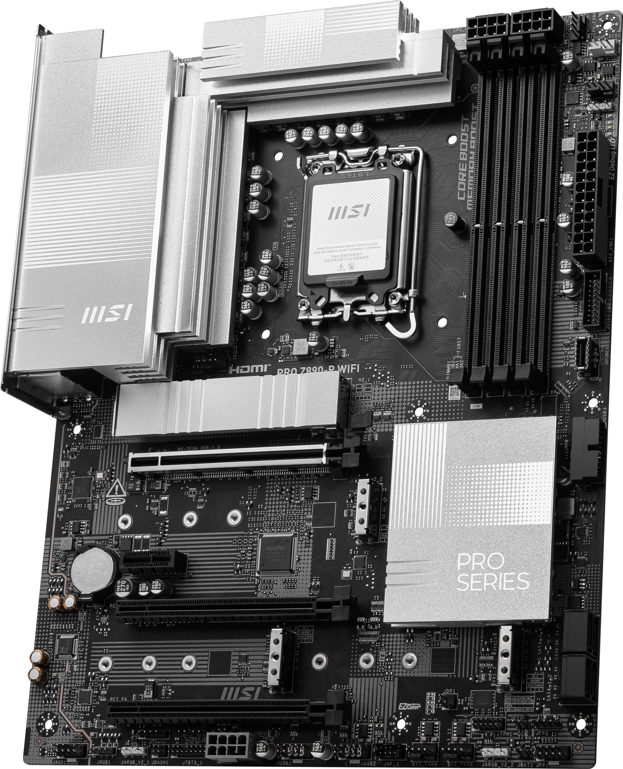 Pllakë amë MSI PRO Z890-P WIFI, Intel Z890, LGA 1851, ATX