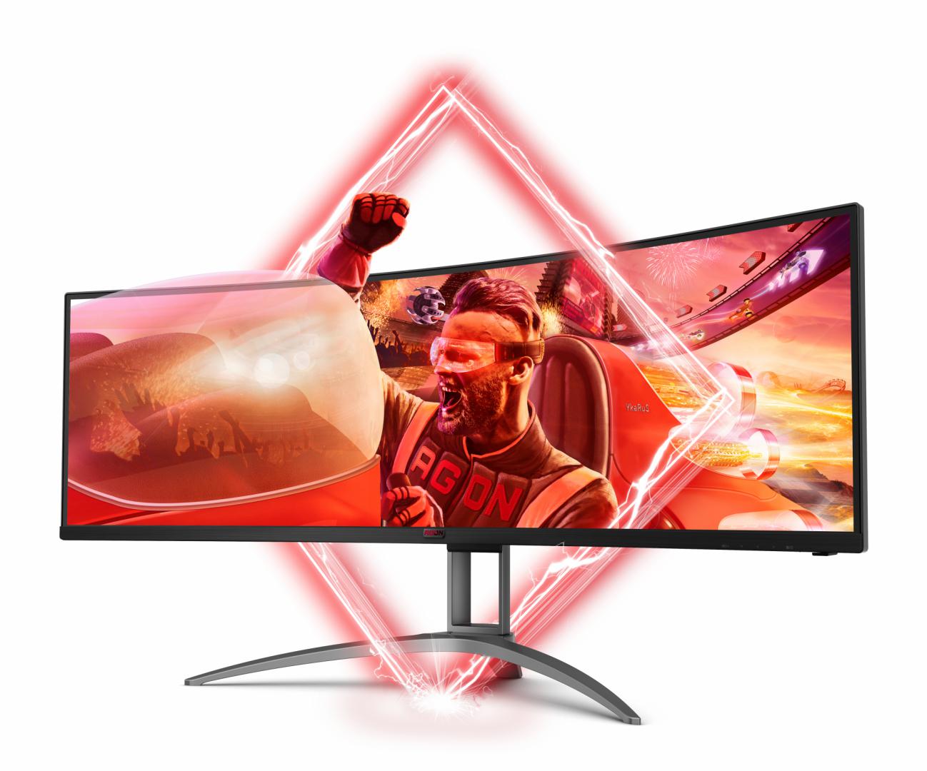 Monitor gaming AOC Agon AG493UCX2, 49", 165Hz, i zi