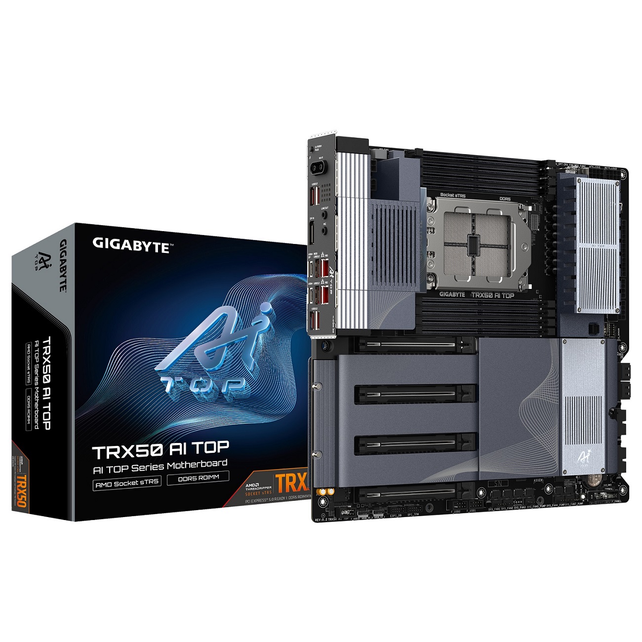 Pllakë Amë Gigabyte TRX50 AI TOP
