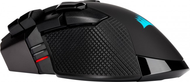 Гејминг глушец Corsair IRONCLAW RGB Wireless, безжичен, црн