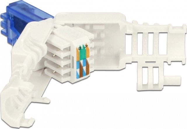Prizë rrjeti DeLOCK 86417 RJ45, pa vegla, blu e bardhë