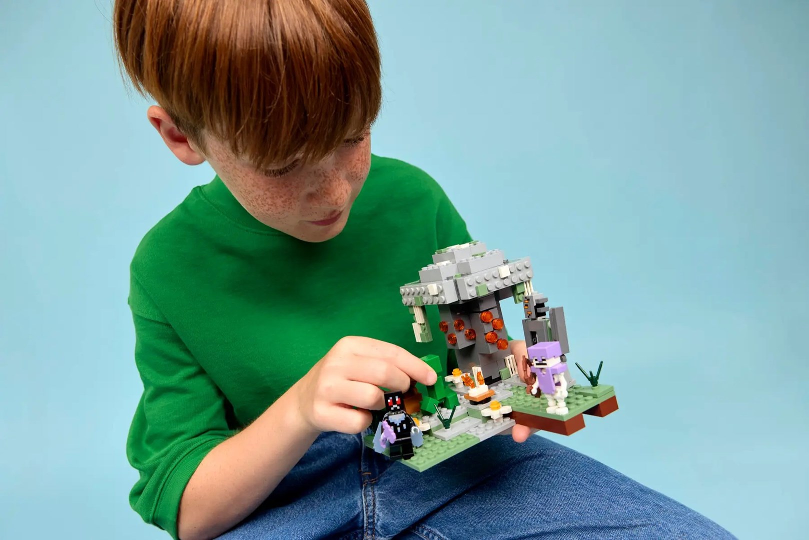 Lodër ndërtimi LEGO Minecraft 21586 The Pale Garden, set ndërtimi, shumëngjyrëshe