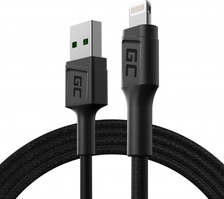 Kabllo Green Cell GC PowerStream USB-A, për iPhone, iPad, iPod, 120cm