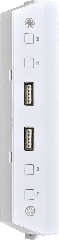 Modul frontal ARGB me ventilator dhe USB Lian Li LANCOOL 216, 2x USB 3.0, i bardhë