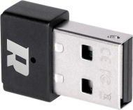 Adapter Wi Fi USB Rebel KOM0639 1, kompakt, i zi