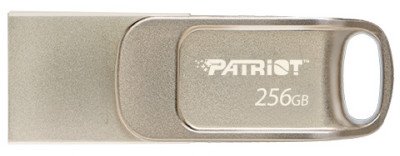 USB Patriot Tab T560, 256GB, USB-A dhe USB-C, 120MB/s, argjend