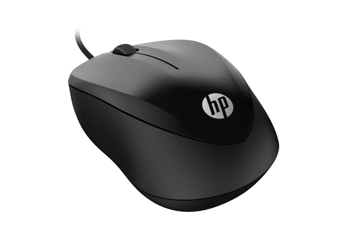 Mouse me kabllo HP 1000, USB, optik, i zi