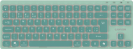 Механичка тастатура Canyon OnType 10 Silent, TKL, со бело осветлување, зелена