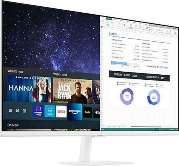 Monitor Samsung Smart M50A (LS32AM501NUXEN), 32", Full HD, i bardhë