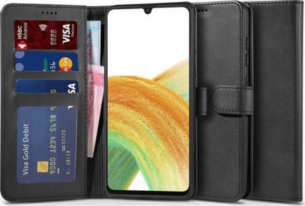 Këllëf mbrojtës Tech-Protect Wallet për Galaxy A33 5G, e zezë