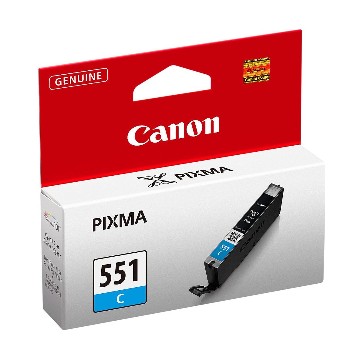 Ngjyrë për printer Canon CLI-551 C, 304 faqe, A4, e kaltër