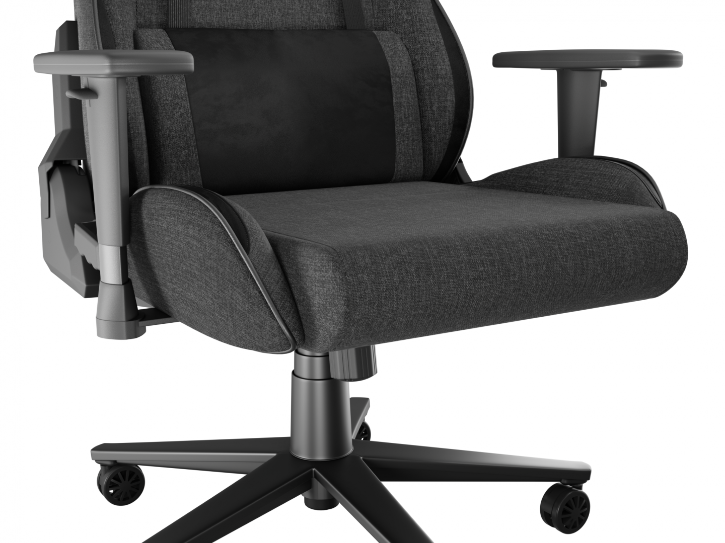 Karrige gaming Genesis Nitro 550 G2, ergonomike, pëlhurë, gri