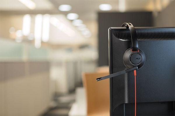 Kufje me mikrofon Plantronics Blackwire 5220 (207586-201), të zeza