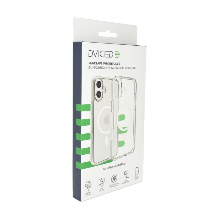 Dviced MagSafe iPhone 16 Plus Clear Case, White