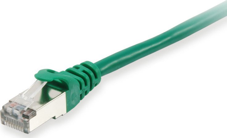 Kabllo rrjeti Equip Cat.6A S/FTP Patch, 1.5m, e gjelbër