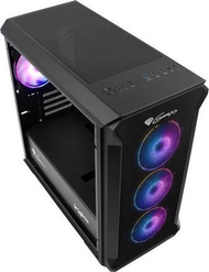 Kutia kompjuterike Genesis Irid 503 ARGB V2, micro tower, xham i kalitur, e zezë